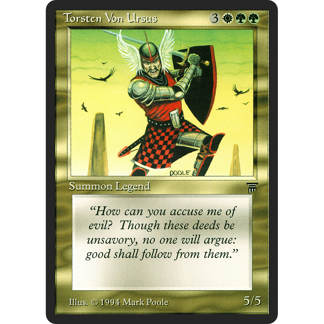 MTG Singles - Torsten Von Ursus - Legends - Regular