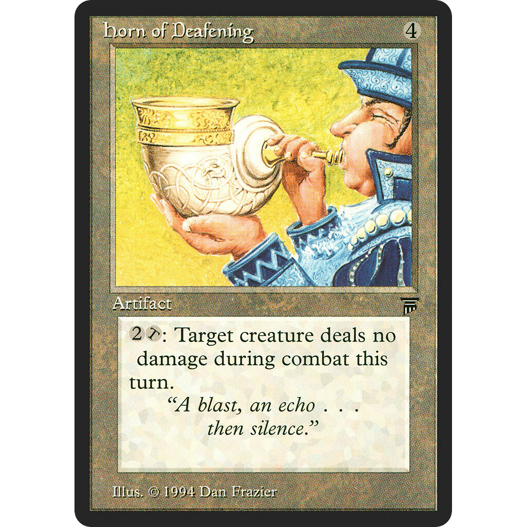 MTG Singles - Horn of Deafening - Legends - Regular