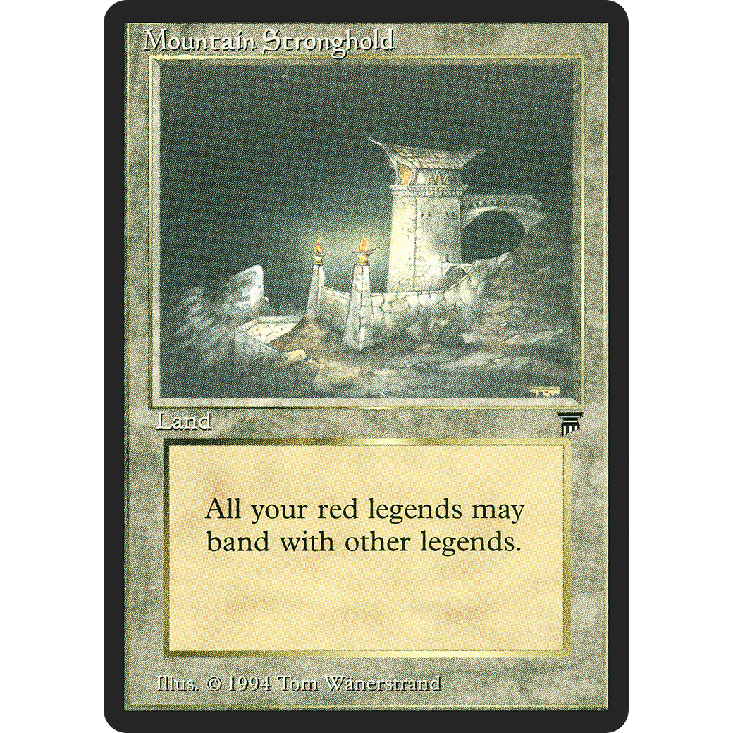 MTG Singles - Mountain Stronghold - Legends - Regular