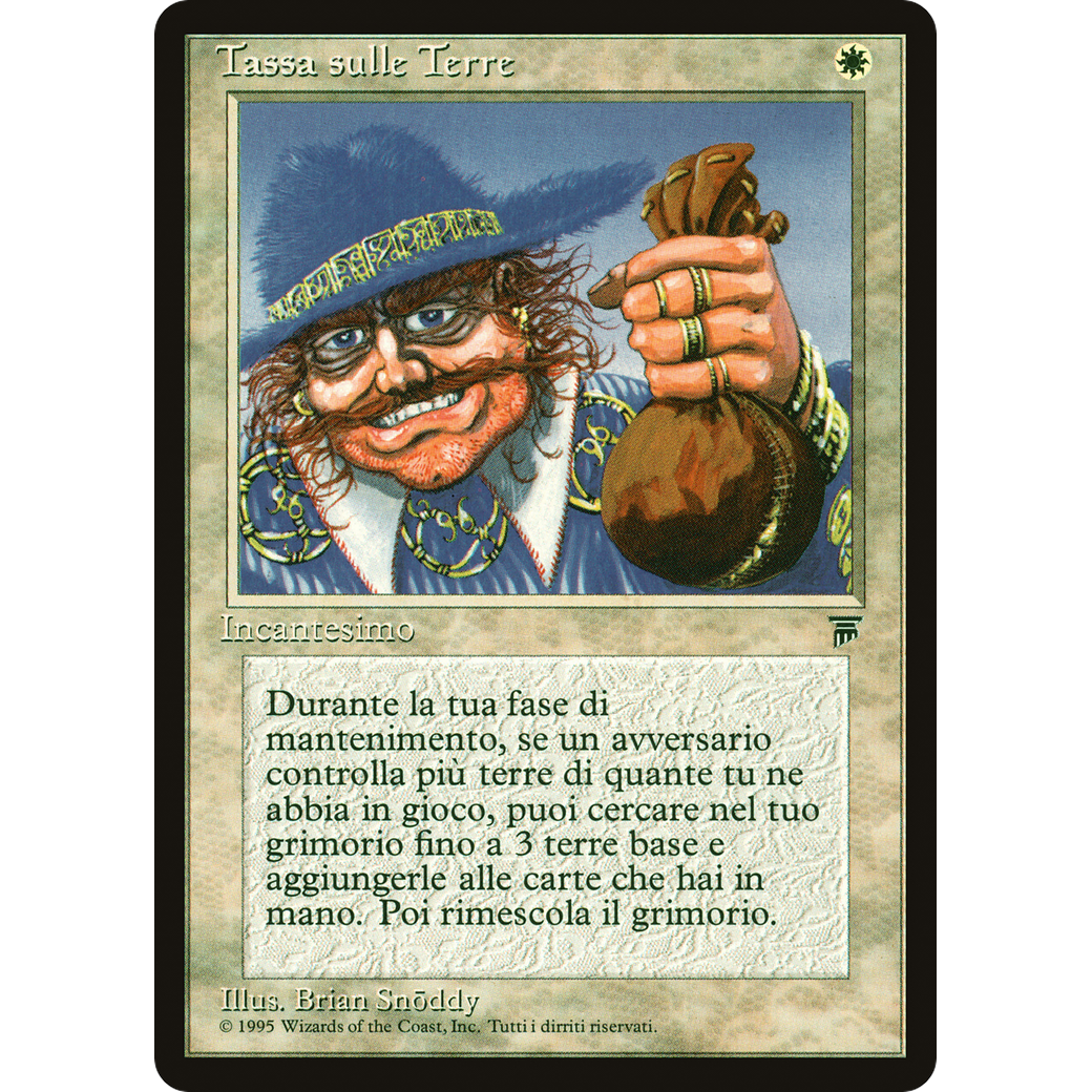 MTG Singles - Land Tax - Legends Italian - NM