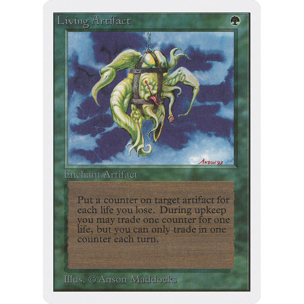 MTG Singles - Living Artifact - Unlimited - NM