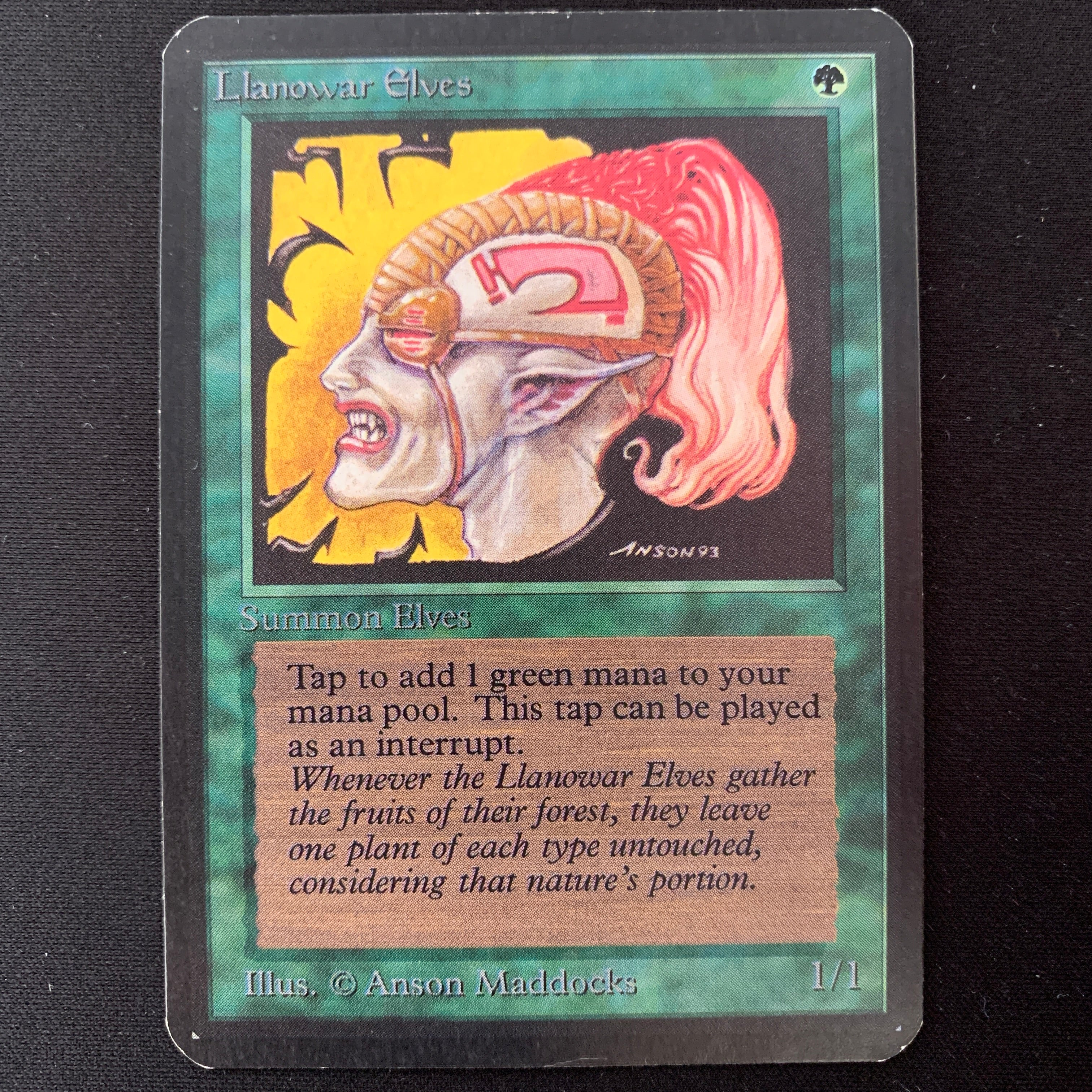 MTG Singles - Llanowar Elves - Alpha - 