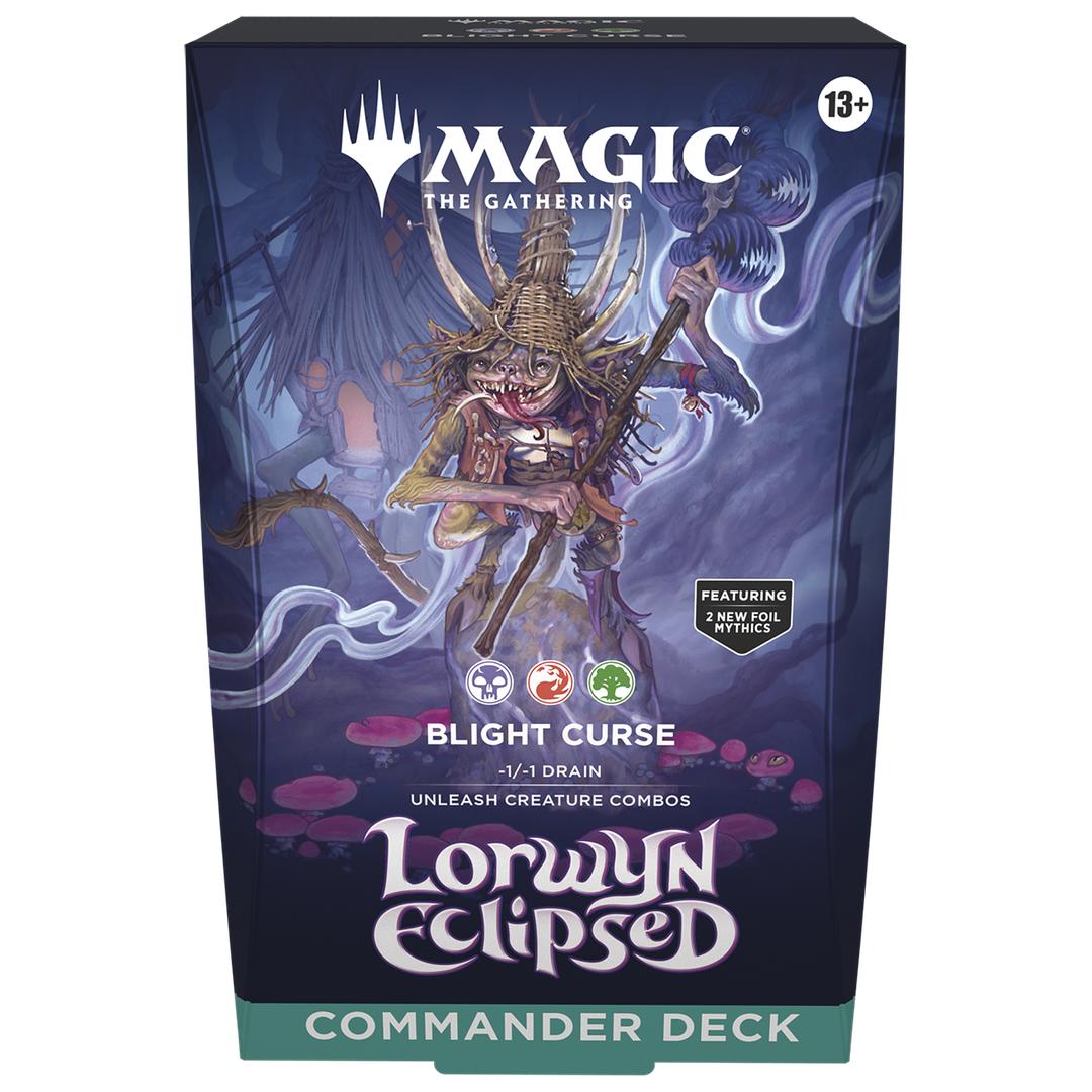 MTG Sealed Product - Lorwyn Eclipsed Commander Deck Blight Curse - English