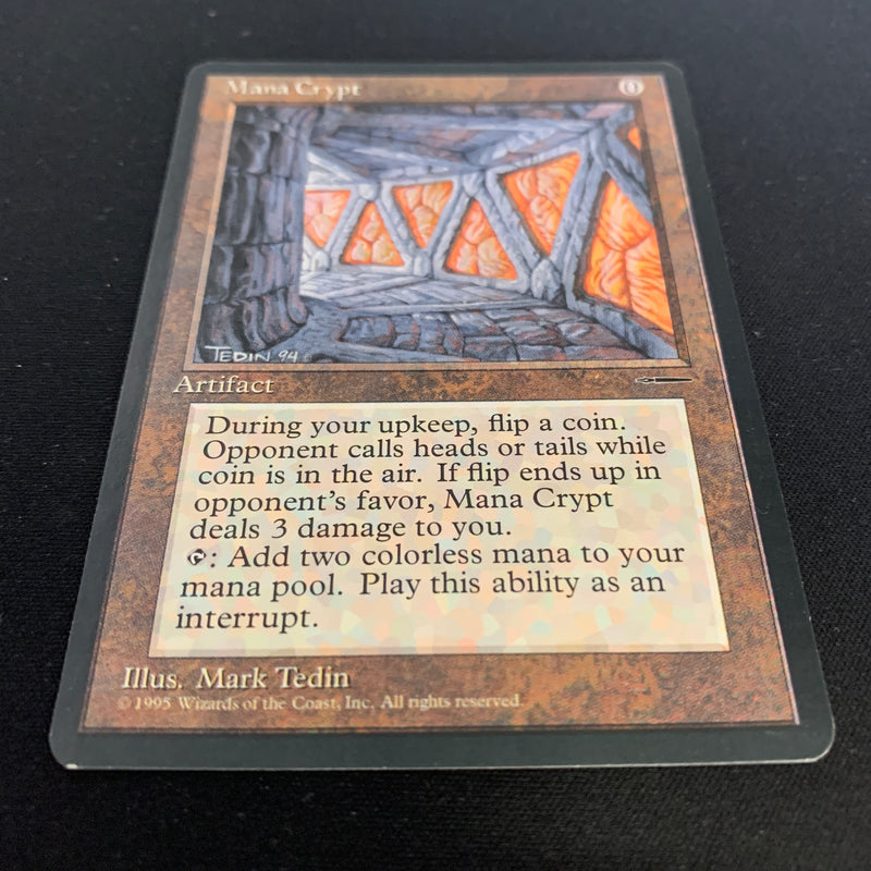 Magic the Gathering Mana Crypt (Book Insert) - Harper Prism Promos - EX 