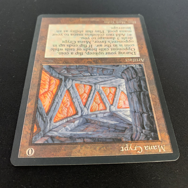 Magic the Gathering Mana Crypt (Book Insert) - Harper Prism Promos - EX 