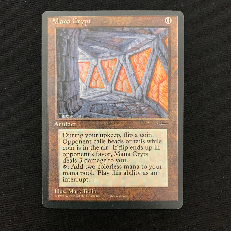 Magic the Gathering Mana Crypt (Book Insert) - Harper Prism Promos - EX 