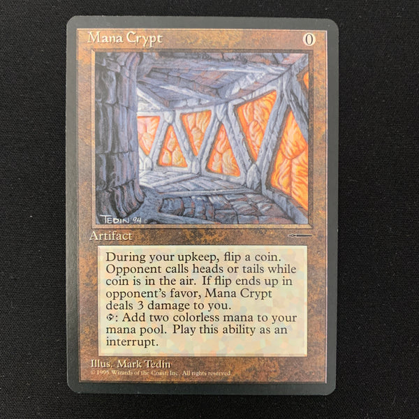 Magic the Gathering Mana Crypt (Book Insert) - Harper Prism Promos - EX 