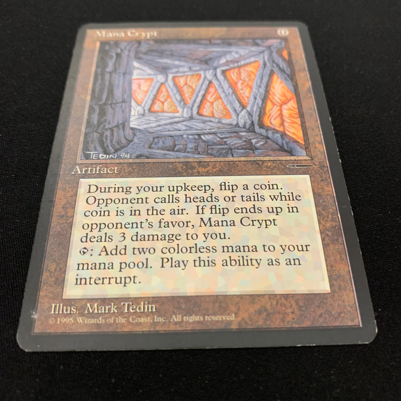 Magic the Gathering Mana Crypt (Book Insert) - Harper Prism Promos - GD 