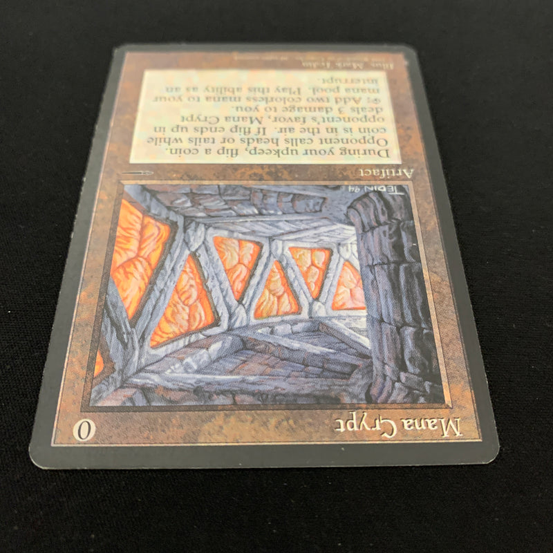 Magic the Gathering Mana Crypt (Book Insert) - Harper Prism Promos - GD 