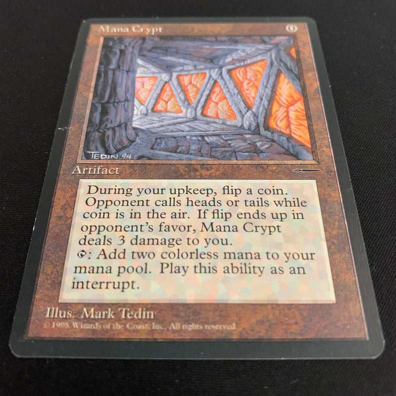 Magic the Gathering Mana Crypt (Book Insert) - Harper Prism Promos - GD, DENT 