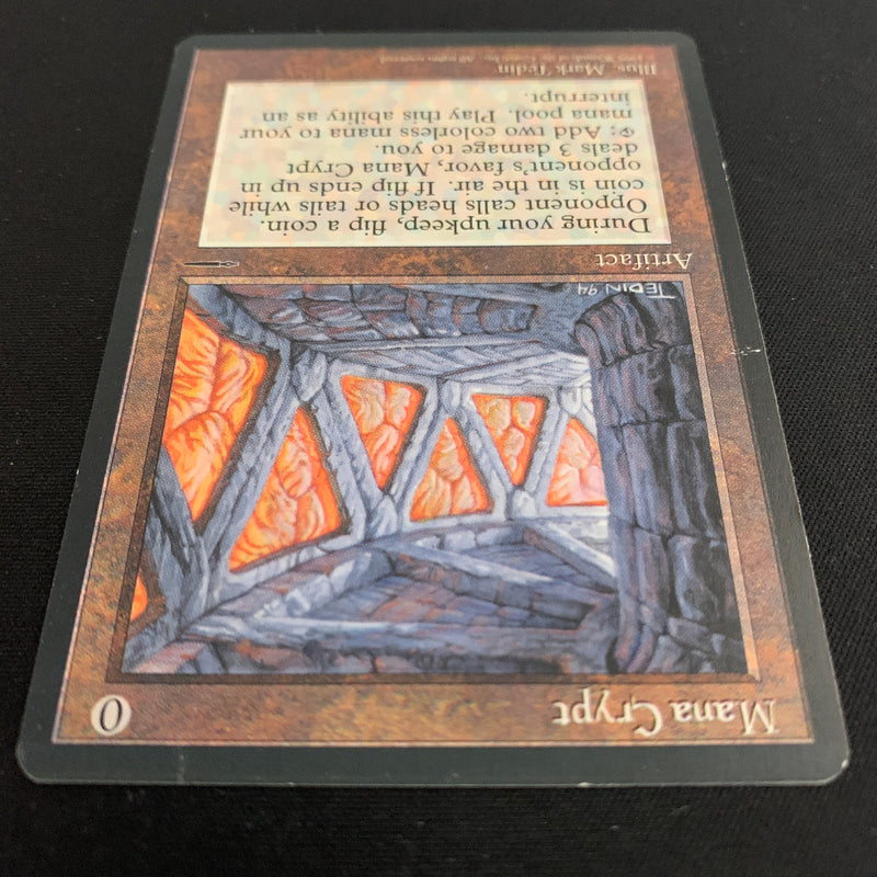 Magic the Gathering Mana Crypt (Book Insert) - Harper Prism Promos - GD, DENT 