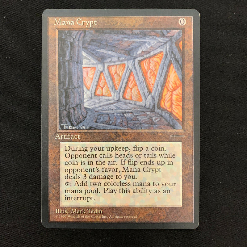 Magic the Gathering Mana Crypt (Book Insert) - Harper Prism Promos - GD 