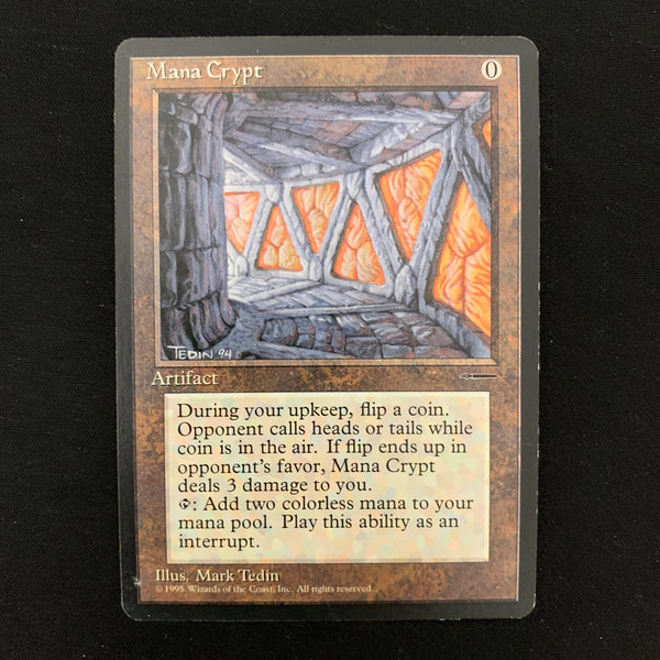 Magic the Gathering Mana Crypt (Book Insert) - Harper Prism Promos - GD 