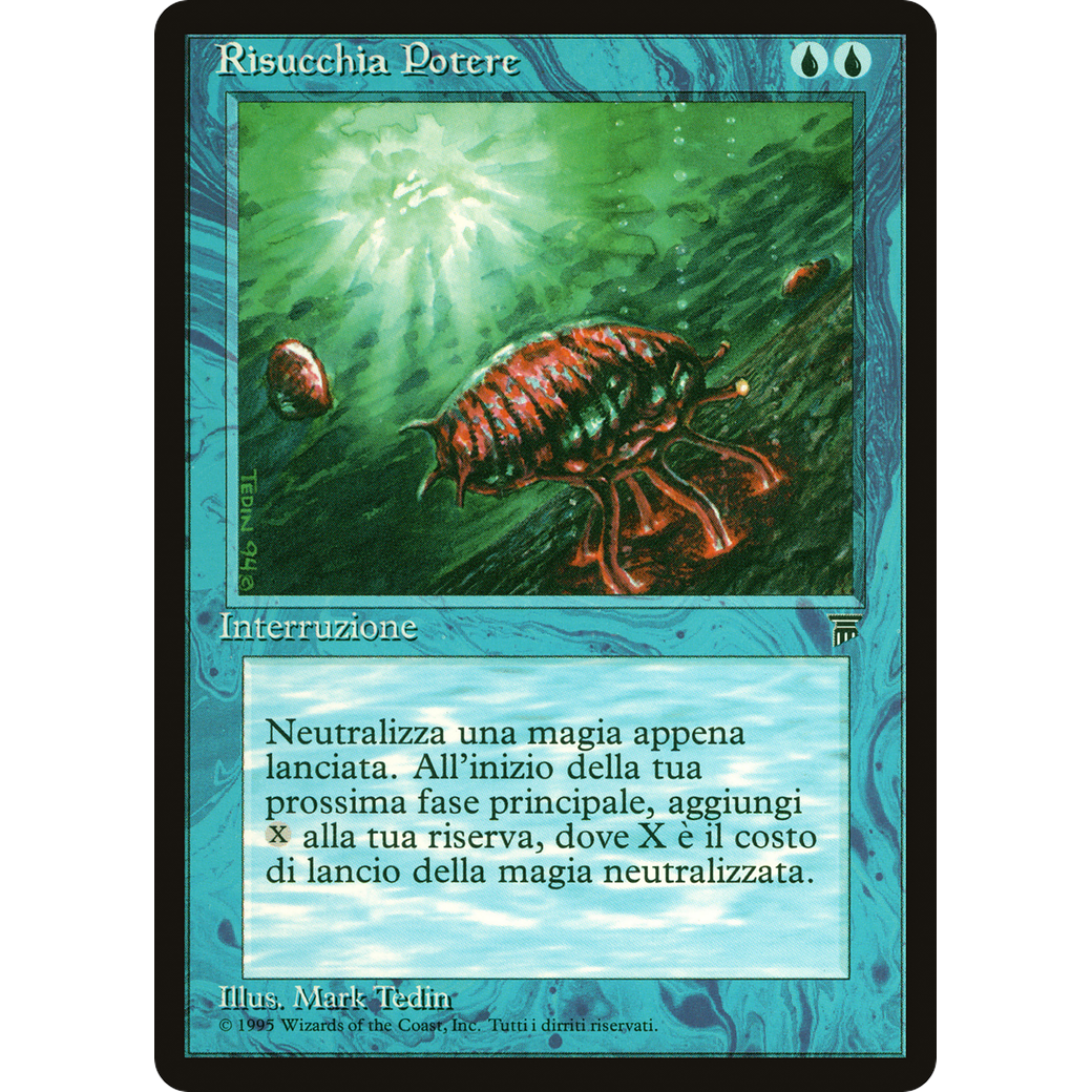 MTG Singles - Mana Drain - Legends Italian - NM