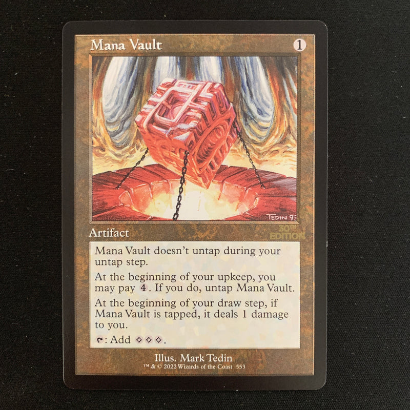 Magic the Gathering Mana Vault (Retro Frame) - 30th Anniversary Edition NM - 22368