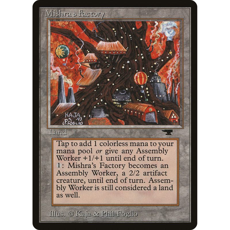 Magic the Gathering Mishra's Factory (Autumn) - Antiquities NM