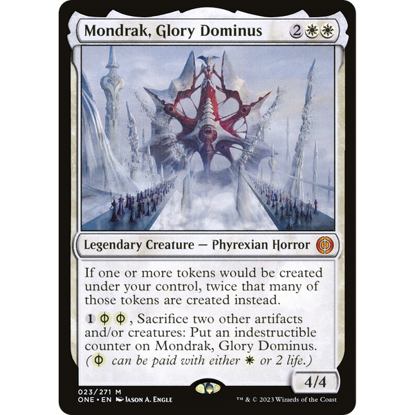 Magic the Gathering Mondrak, Glory Dominus - Phyrexia: All Will Be One NM