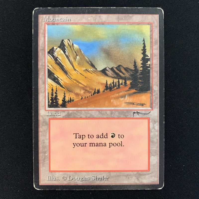 Magic the Gathering Mountain - Arabian Nights 