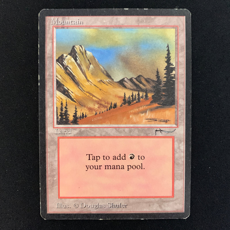 Magic the Gathering Mountain - Arabian Nights 