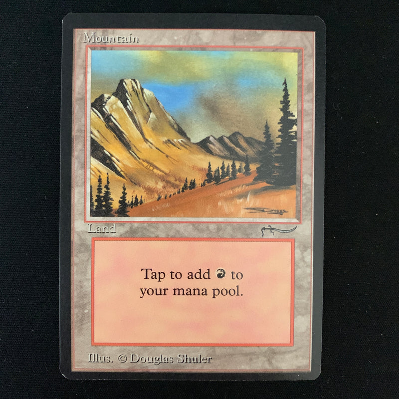 Magic the Gathering Mountain - Arabian Nights 