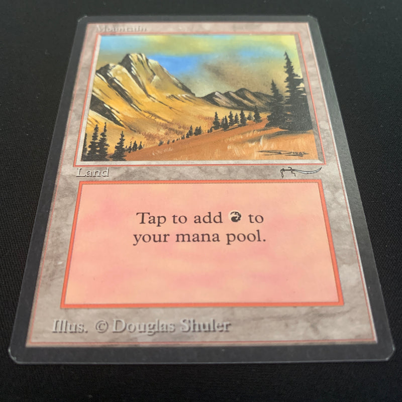 Magic the Gathering Mountain - Arabian Nights 