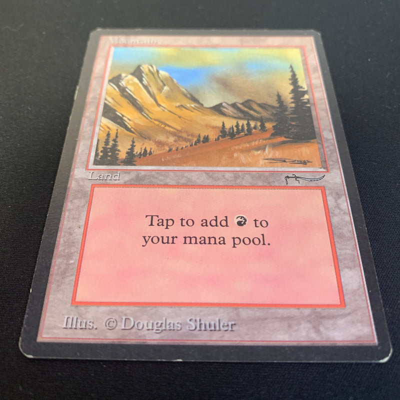 Magic the Gathering Mountain - Arabian Nights 