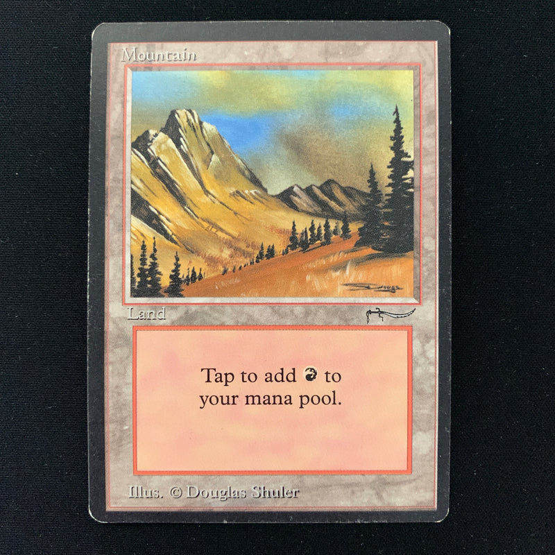 Magic the Gathering Mountain - Arabian Nights 