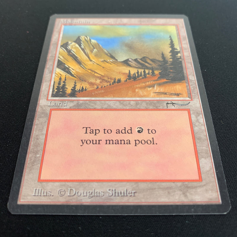 Magic the Gathering Mountain - Arabian Nights 