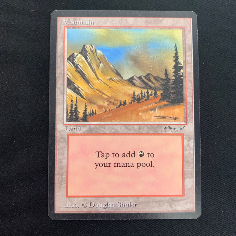 Magic the Gathering Mountain - Arabian Nights 