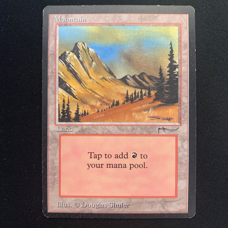 Magic the Gathering Mountain - Arabian Nights 