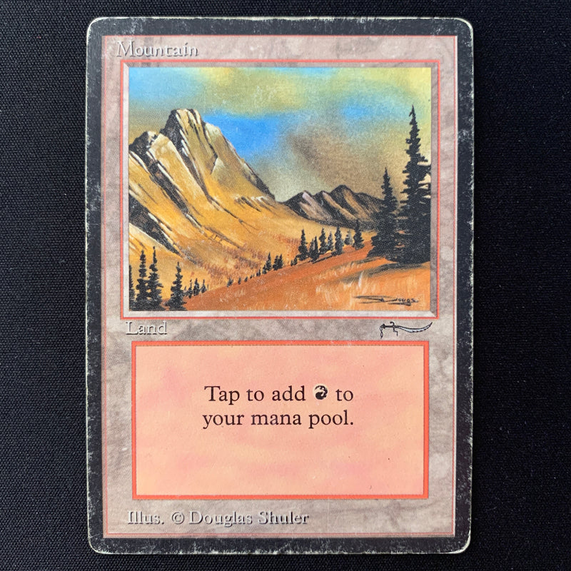 Magic the Gathering Mountain - Arabian Nights 