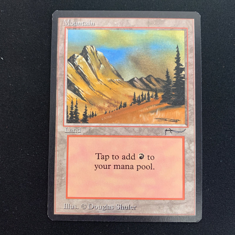 Magic the Gathering Mountain - Arabian Nights 