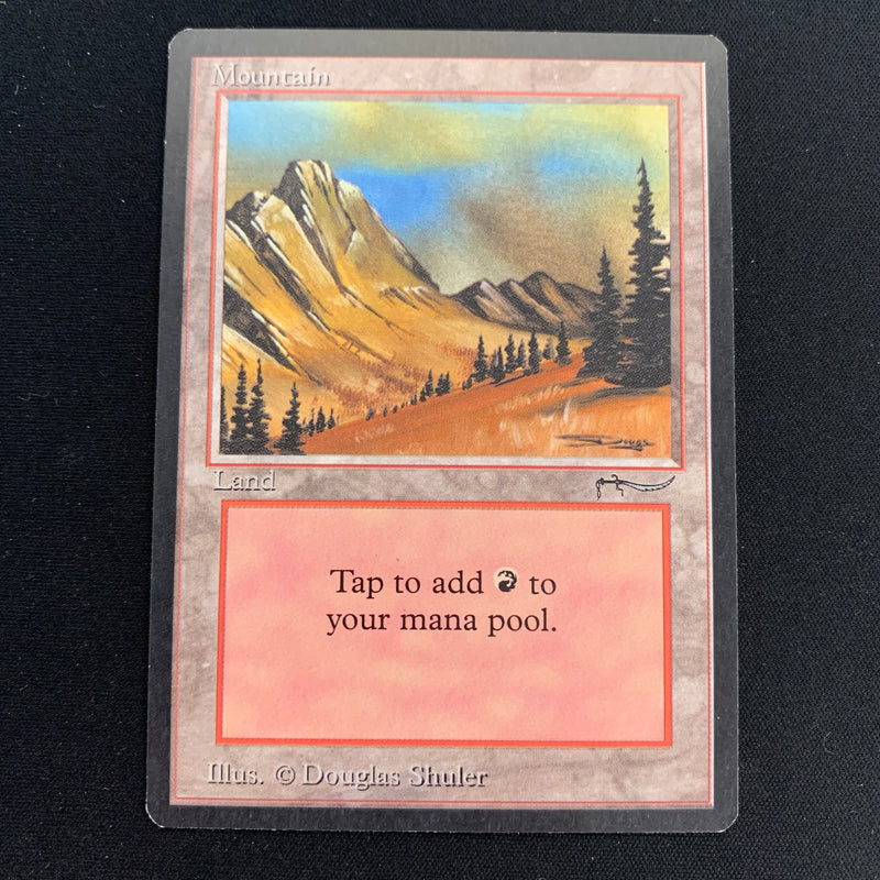 Magic the Gathering Mountain - Arabian Nights 