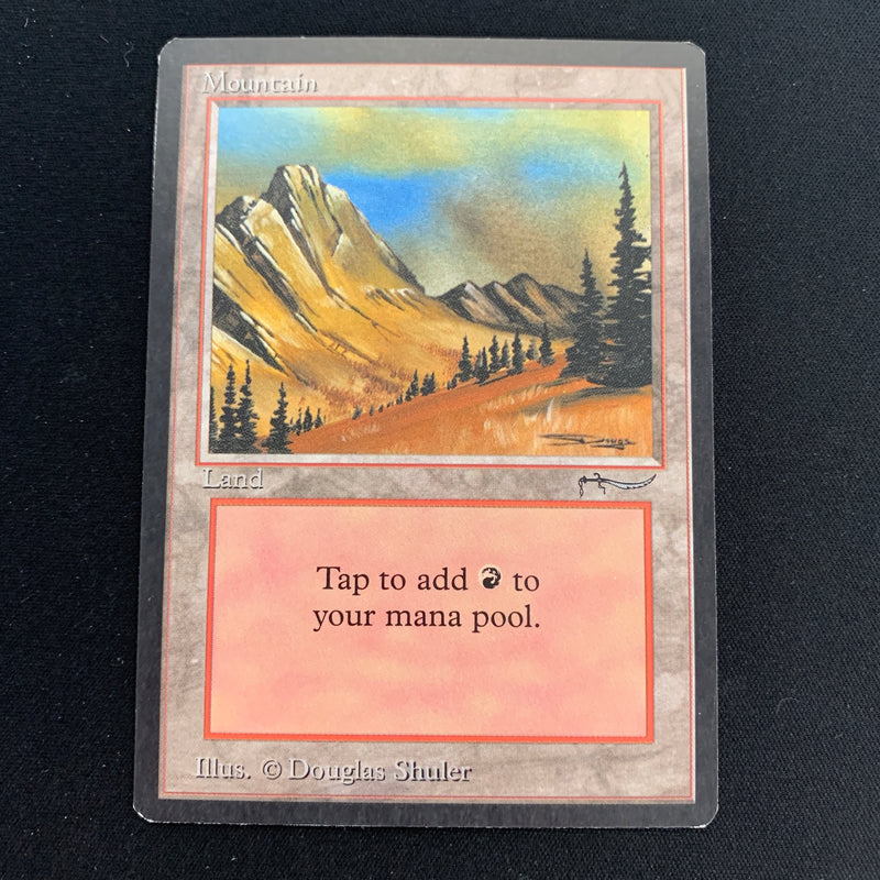 Magic the Gathering Mountain - Arabian Nights 