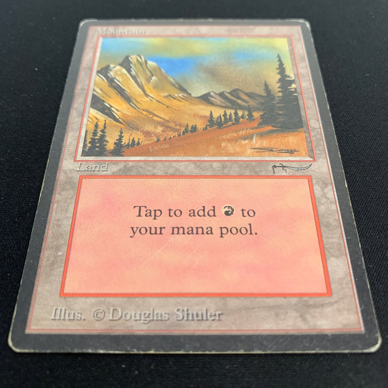 Magic the Gathering Mountain - Arabian Nights 