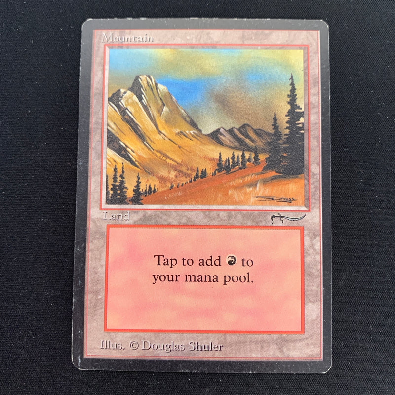 Magic the Gathering Mountain - Arabian Nights 