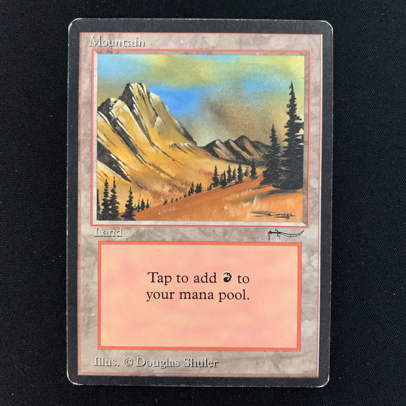 Magic the Gathering Mountain - Arabian Nights 