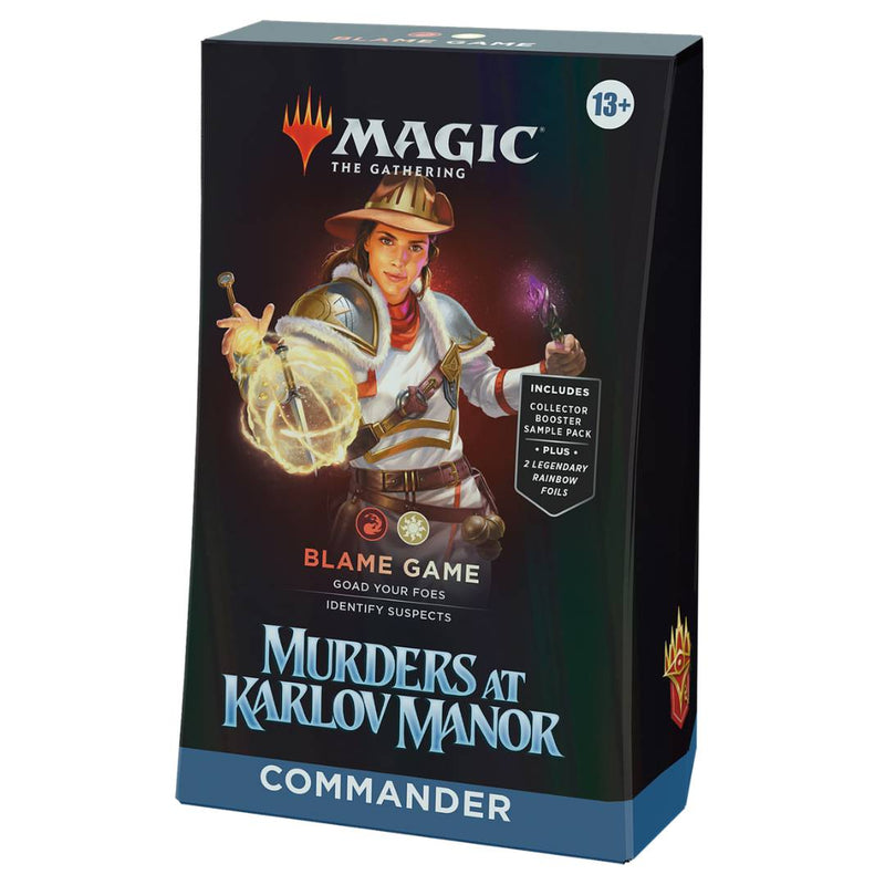 Magic the Gathering Murders at Karlov Manor Commander Deck Blame Game 