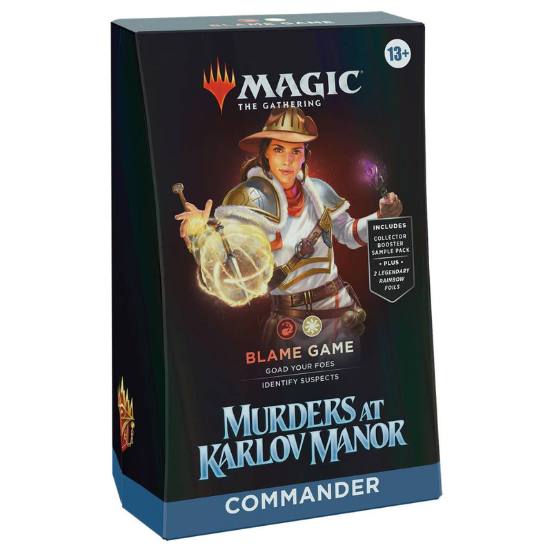 Magic the Gathering Murders at Karlov Manor Commander Deck Blame Game 