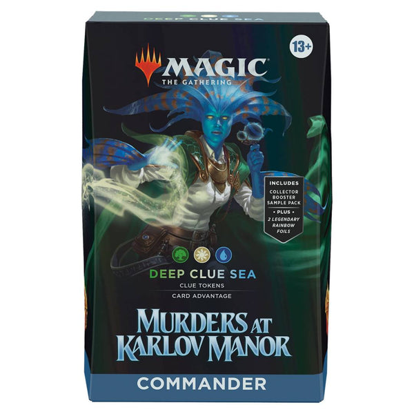 Magic the Gathering Murders at Karlov Manor Commander Deck Deep Clue Sea English