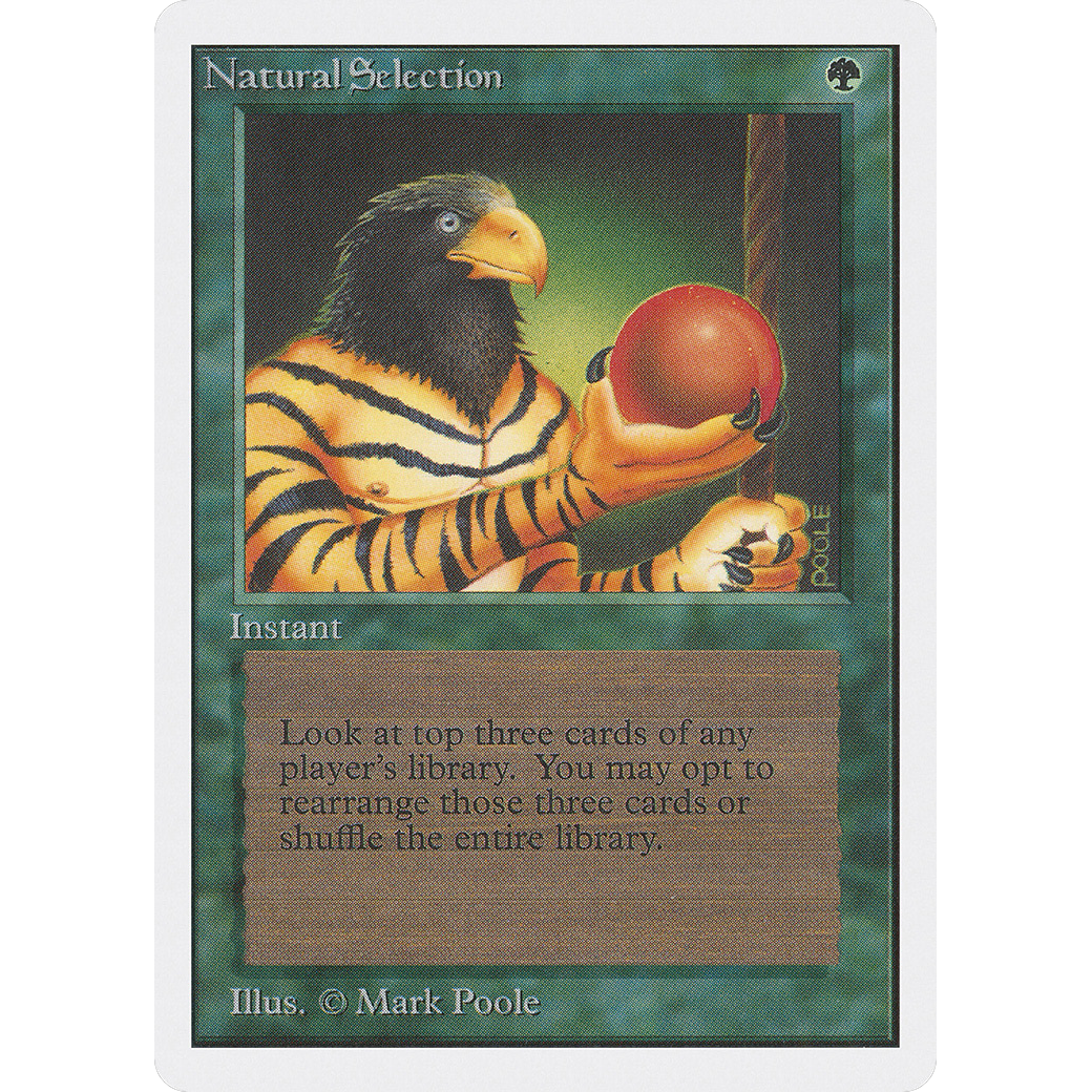 MTG Singles - Natural Selection - Unlimited - NM