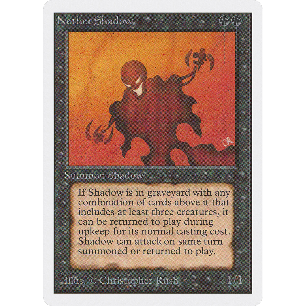 MTG Singles - Nether Shadow - Unlimited - NM