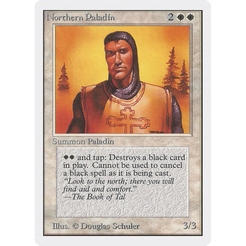 MTG Singles - Northern Paladin - Unlimited - NM