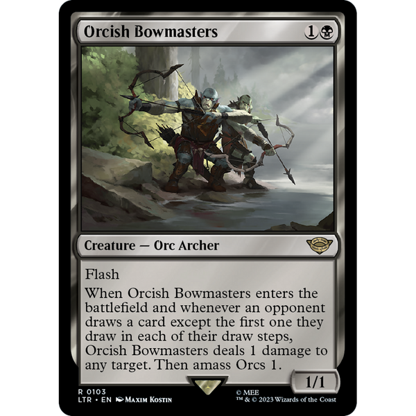 Magic the Gathering Orcish Bowmasters - The Lord of the Rings: Tales of Middle-earth NM