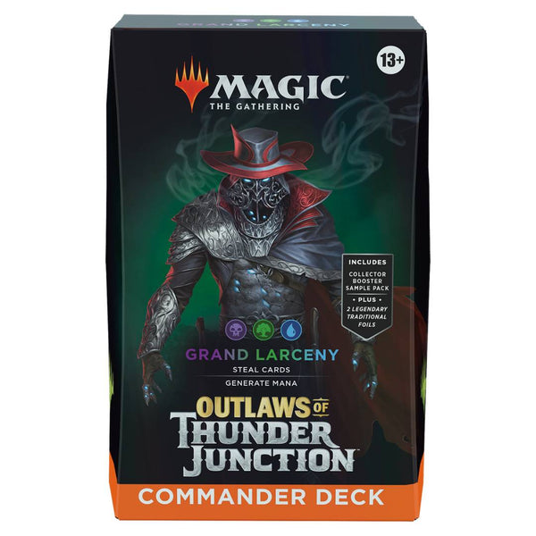 Magic the Gathering Outlaws of Thunder Junction Commander Deck Grand Larceny English