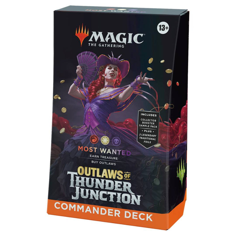 Magic the Gathering Outlaws of Thunder Junction Commander Deck Most Wanted 