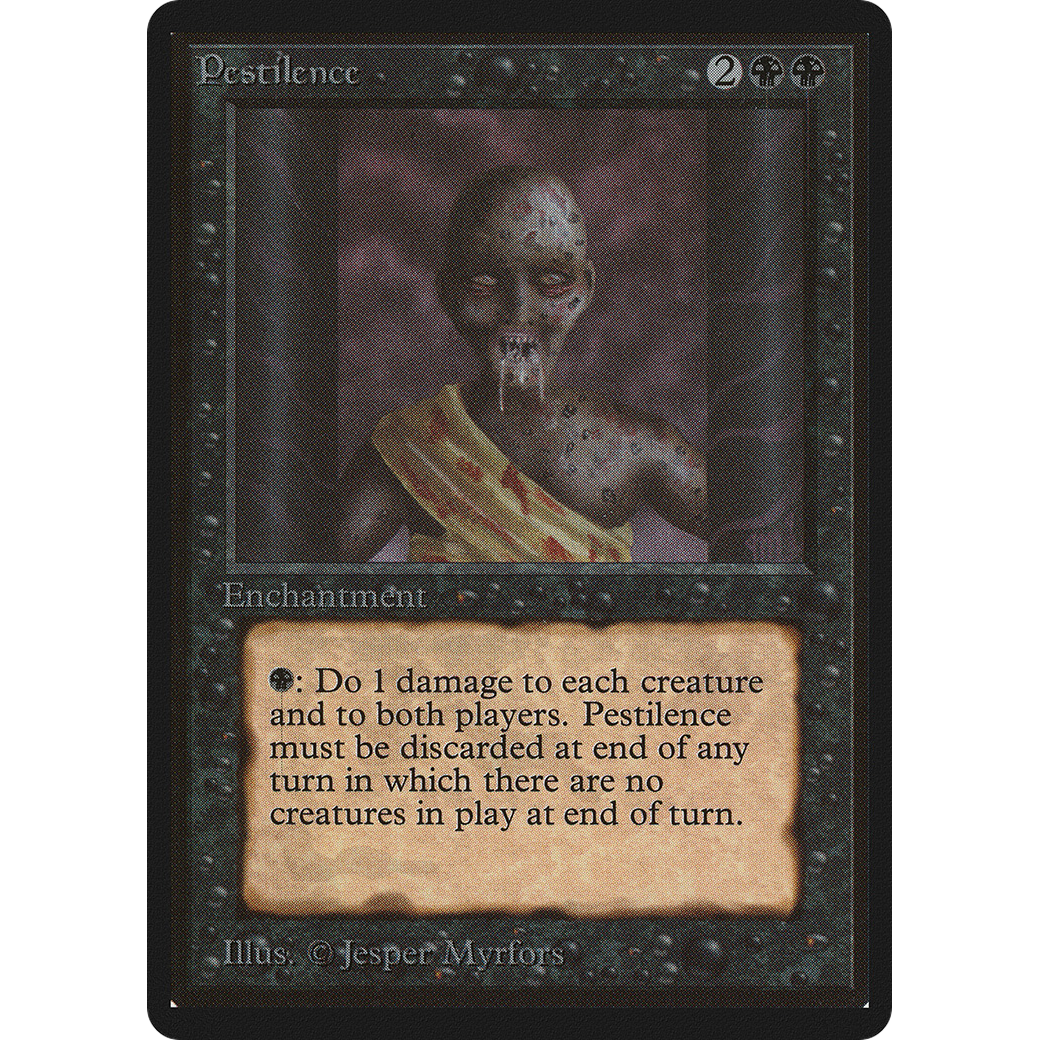MTG Singles - Pestilence - Beta - NM