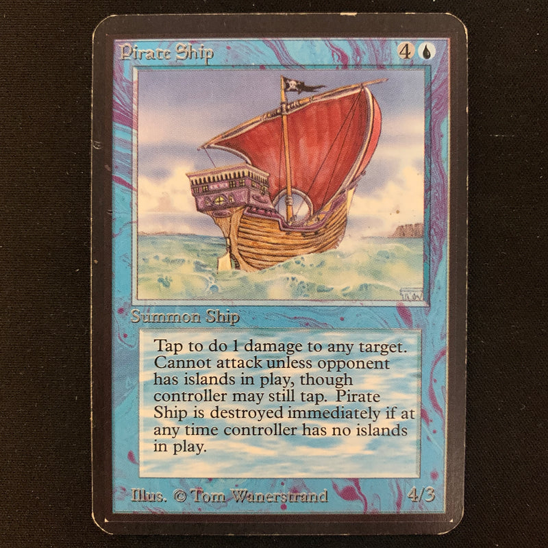 Magic the Gathering Pirate Ship - Alpha LP - 23779