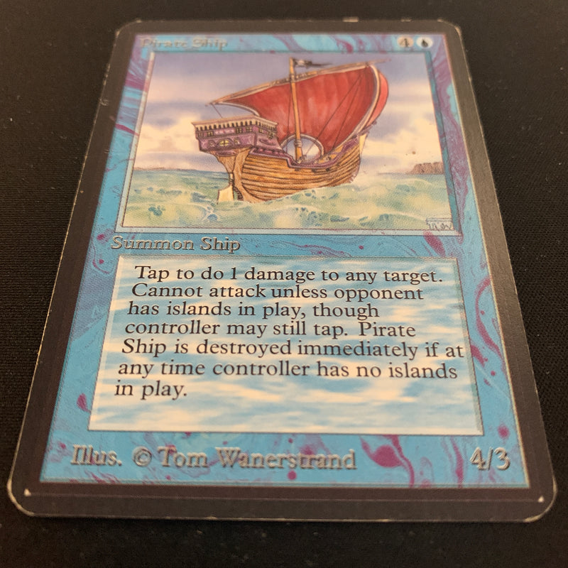 Magic the Gathering Pirate Ship - Alpha 