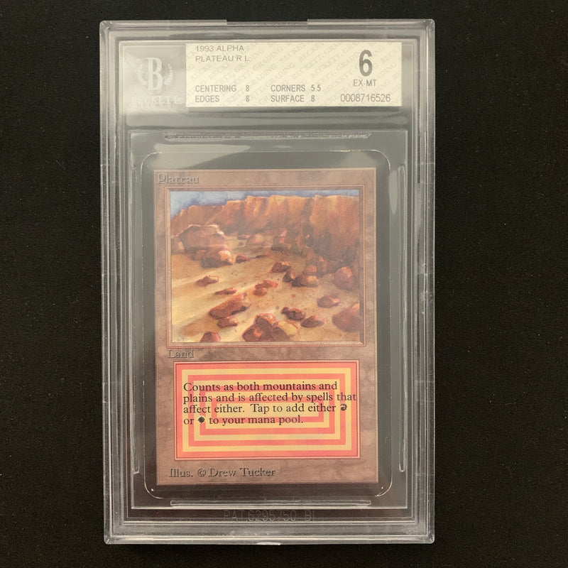 Magic the Gathering Plateau - Alpha BGS 6 - 24740